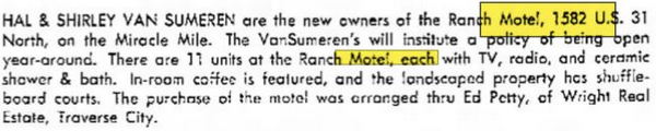 The Ranch Motel - Apr 1964 Ad (newer photo)